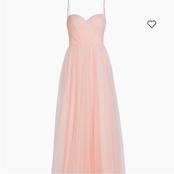 Vera Wang Vernen Sleeveless Pleated Gown - Picture 5 of 6